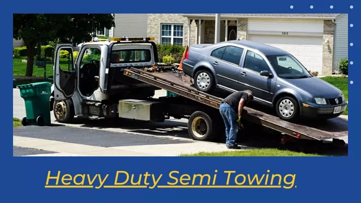 heavy duty semi towing