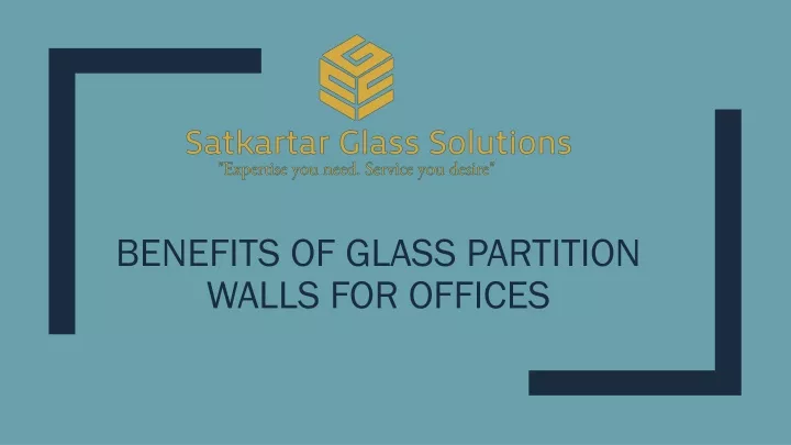 benefits of glass partition walls for offices