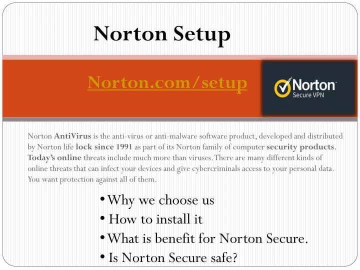 norton setup