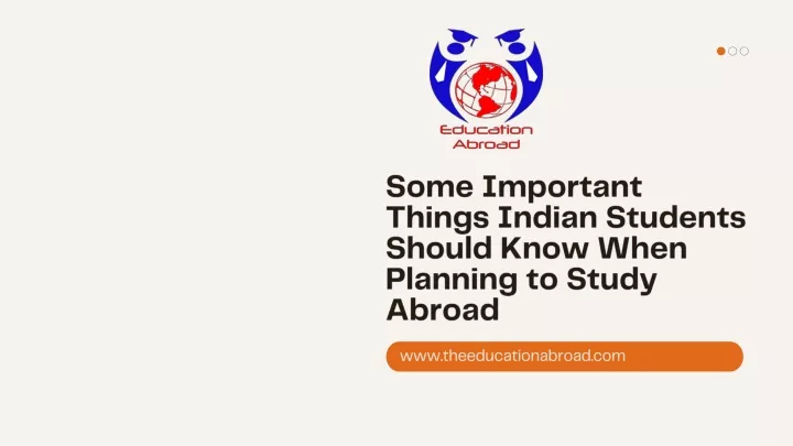some important things indian students should know