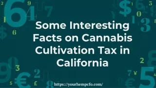 Some Interesting Facts on Cannabis Cultivation Tax in California