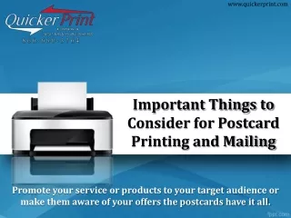 Direct Mail Postcard Printing