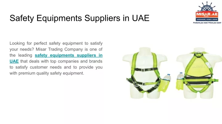 safety equipments suppliers in uae