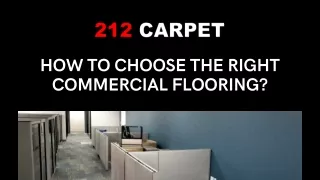 how to choose the right commercial flooring