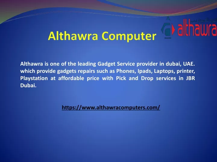 althawra is one of the leading gadget service