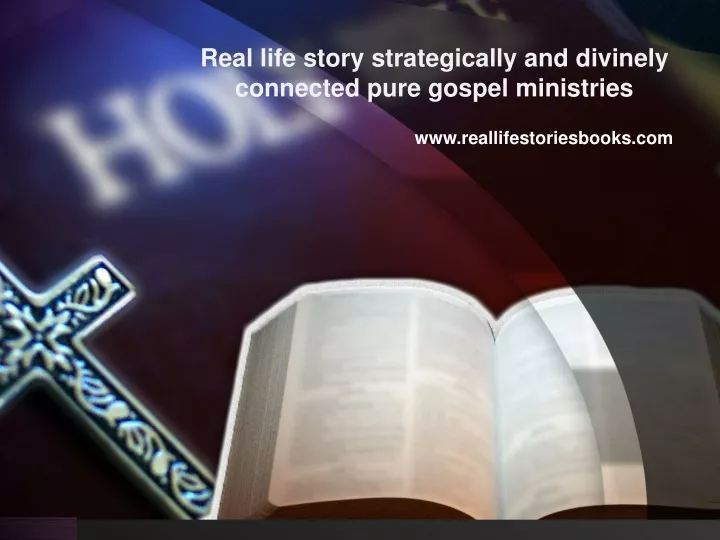 real life story strategically and divinely connected pure gospel ministries