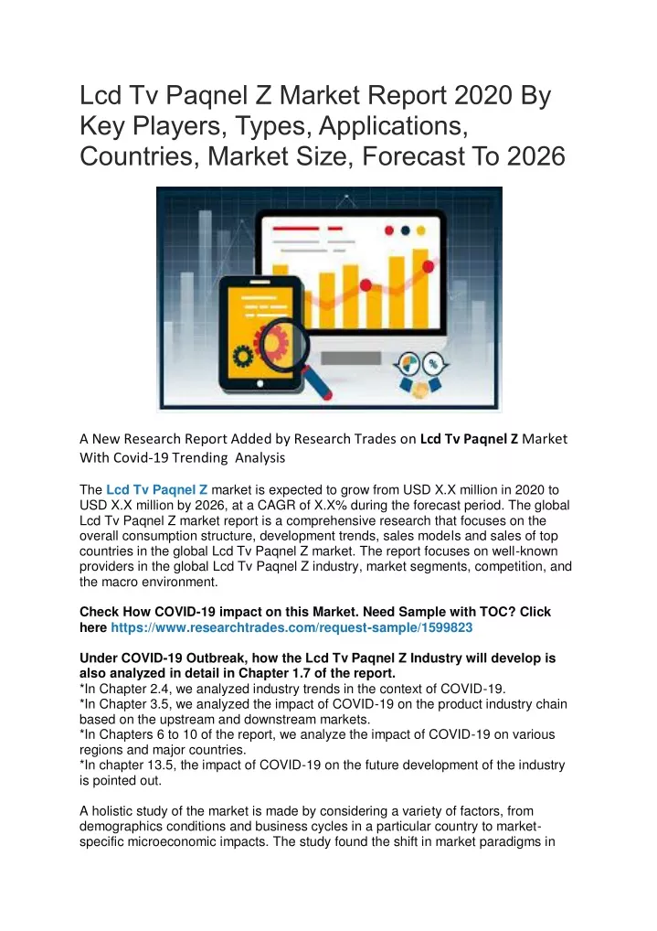 lcd tv paqnel z market report 2020 by key players
