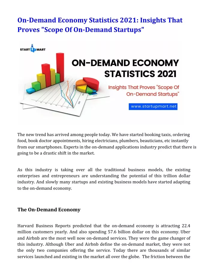 on demand economy statistics 2021 insights that
