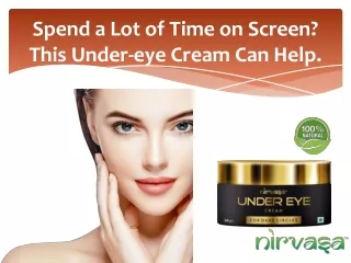 To Get Rid Of Dark Circles Use Under Eye Cream