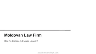 How to Choose a Divorce Lawyer?