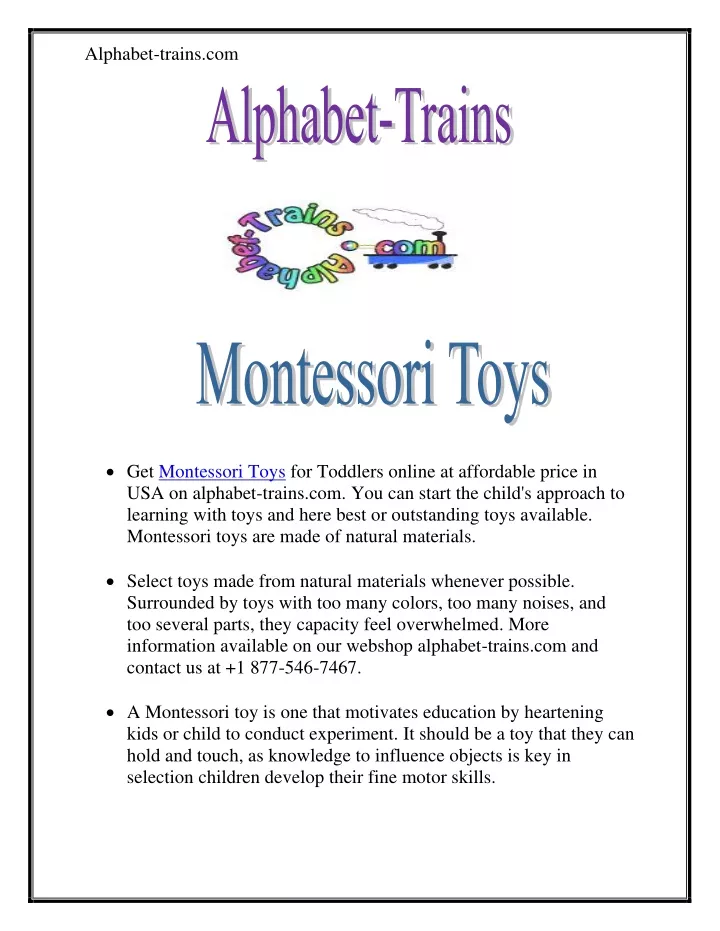 alphabet trains com