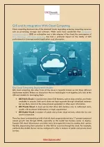 GIS and Its Integration With Cloud Computing - slide 1