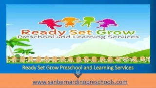 Early Childhood Centres In California