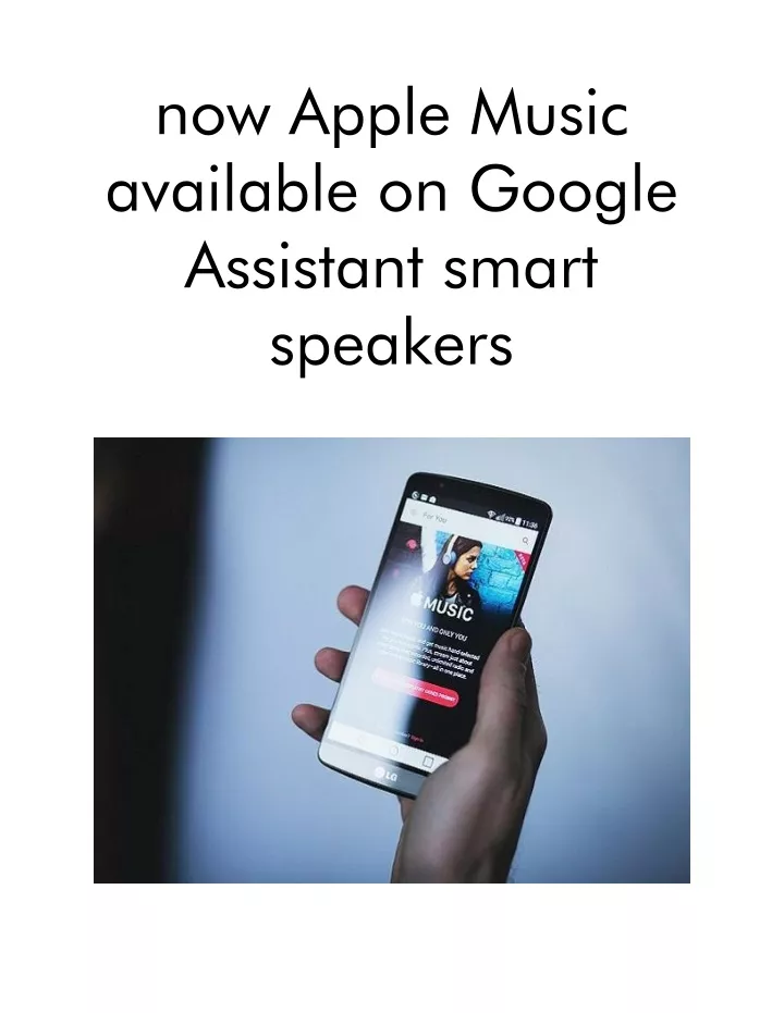 now apple music available on google assistant
