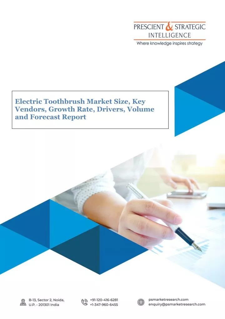 electric toothbrush market size key vendors