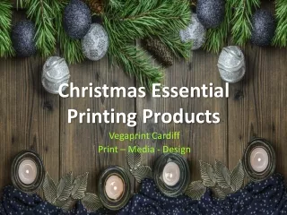 christmas essential printing products