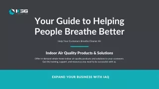 Help People Breathe Better at Home