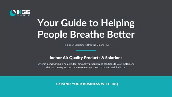 your guide to helping people breathe better