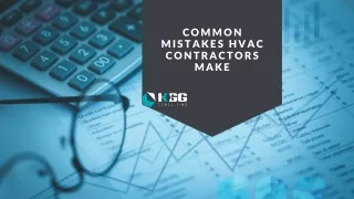 Common mistakes HVAC contractors make