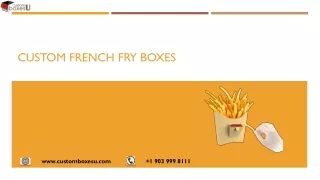 custom french fry boxes