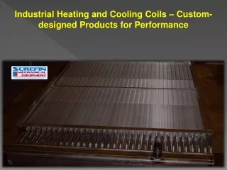 industrial heating and cooling coils custom
