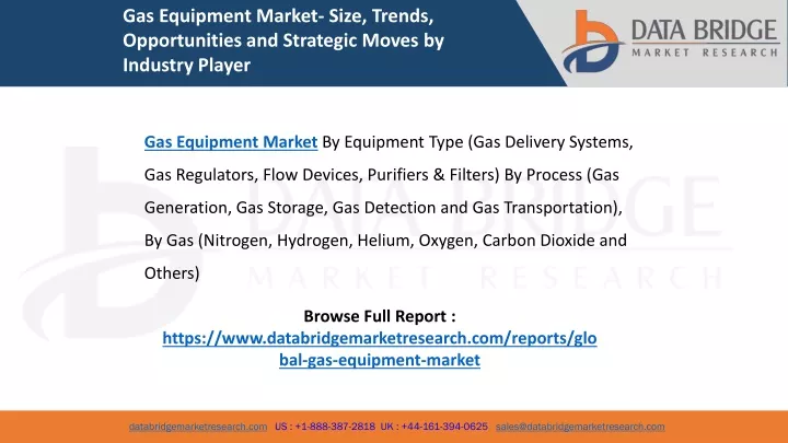 gas equipment market size trends opportunities