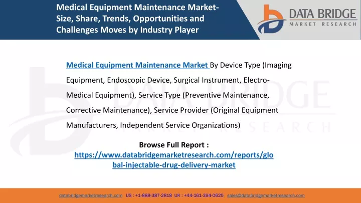 medical equipment maintenance market size share