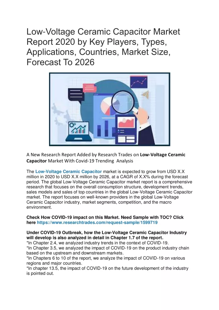 low voltage ceramic capacitor market report 2020