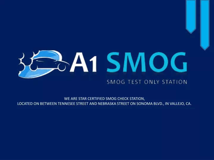 we are star certified smog check station located