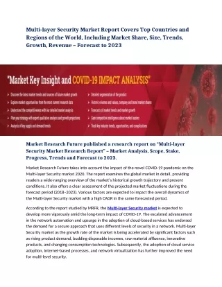 multi layer security market report covers