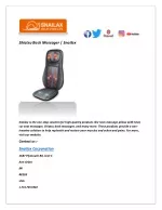 Shiatsu Back Massager | Snailax - slide 1