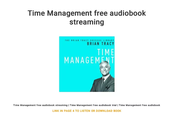 time management free audiobook time management