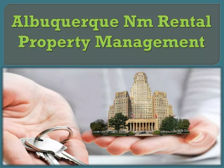 albuquerque nm rental property management