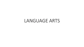 language arts