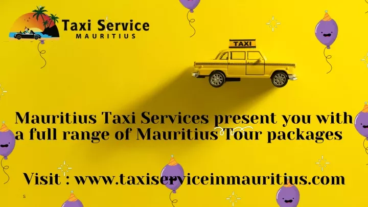 mauritius taxi services present you with a full