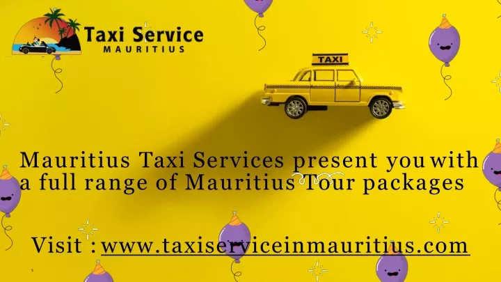 mauritius taxi services present you with a full