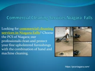 Commercial Cleaning Services Niagara Falls