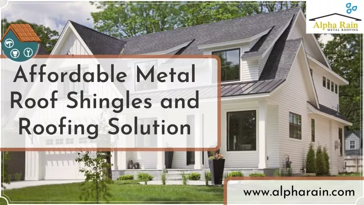 affordable metal roof shingles and roofing