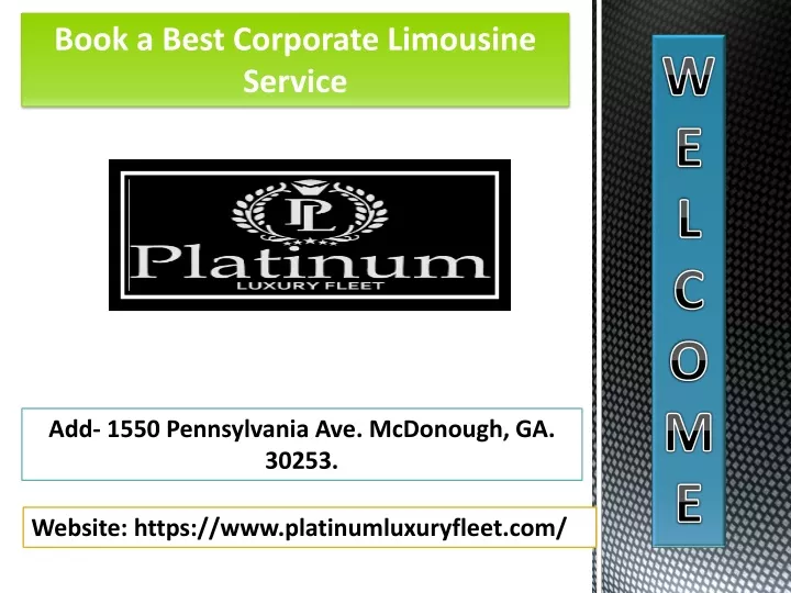 book a best corporate limousine service