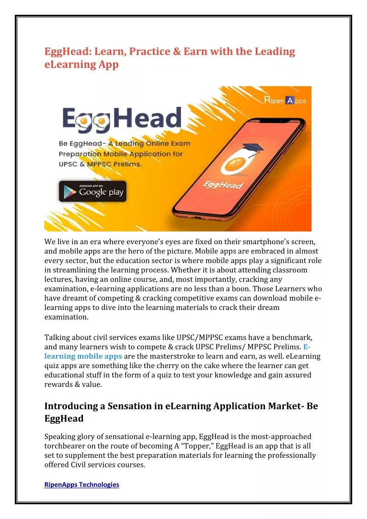 egghead learn practice earn with the leading