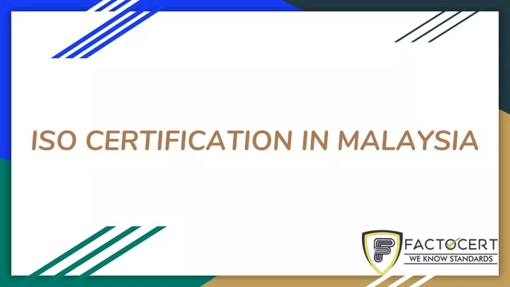 iso certification in malaysia