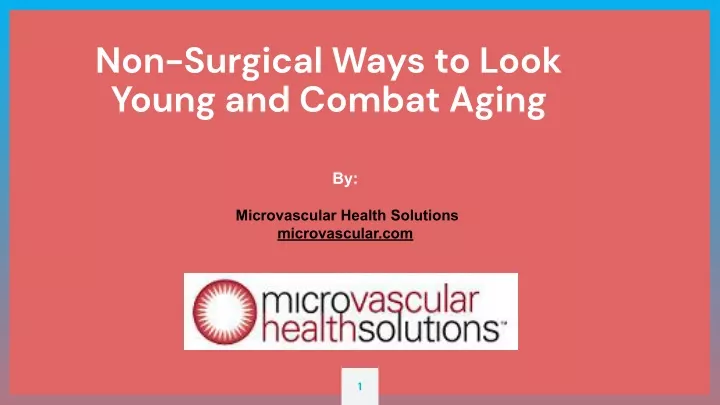 non surgical ways to look young and combat aging