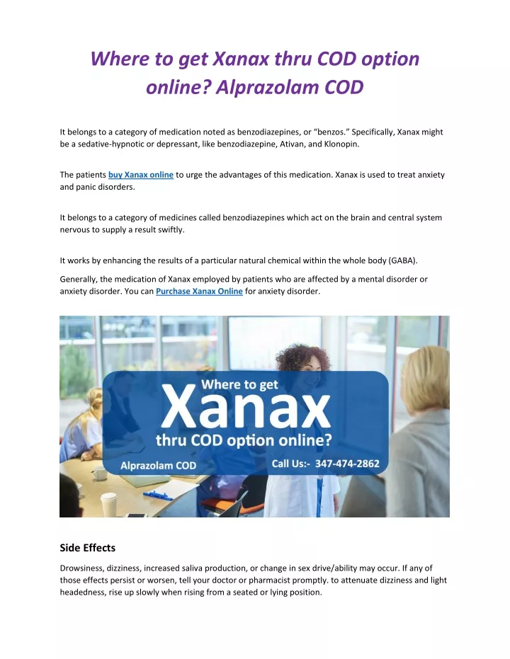 where to get xanax thru cod option online