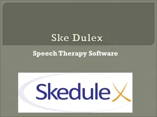 Occupatiional Therapy Software