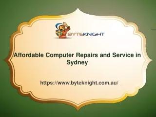 Affordable Computer Repairs and Service in Sydney