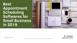 Appointment Scheduling for Business