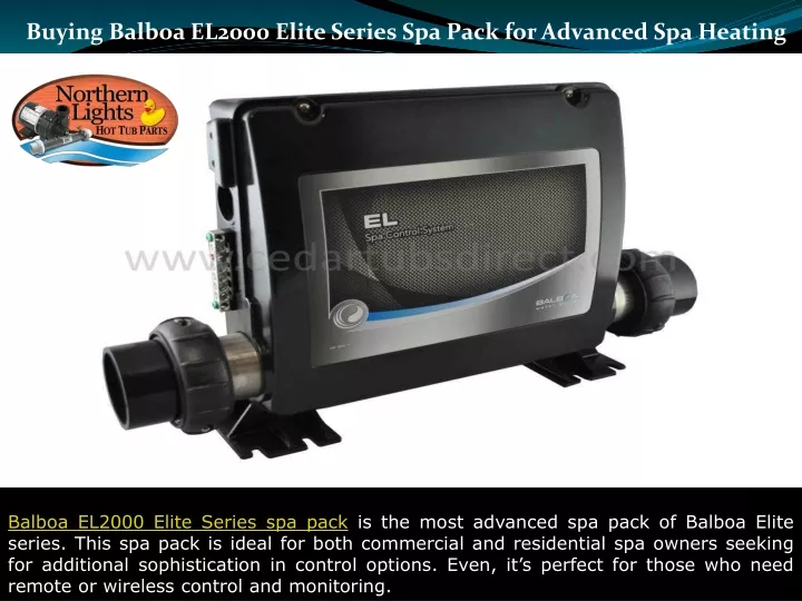 buying balboa el2000 elite series spa pack