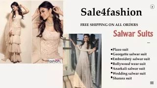 Best affordable wedding collection / saree and Salwar suit / lehenga / online shopping at Sale4fashion