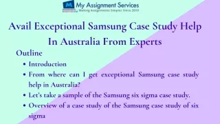 Avail Exceptional Samsung Case Study Help In Australia From Experts