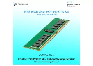 HPE 16GB 2Rx4 PC4-2400T-R Kit